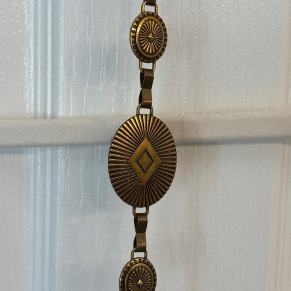 Western Chaîn Belt Ajustable Metal Belt Women’s Small - Picture 5 of 5